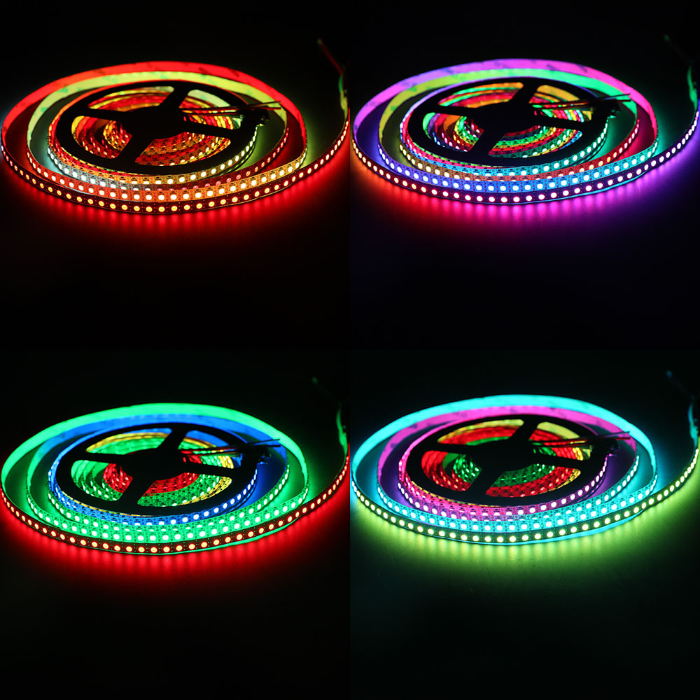 SK6812 RGB 3535SMD 144LEDS/M DC5V 8MM-Wide Digital Intelligent Addressable LED Strip Lights - 1m/3.28ft per roll SK6812 RGB 3535SMD 144LEDS/M DC5V 8MM-Wide Digital Intelligent Addressable LED Strip Lights - 1m/3.28ft per roll